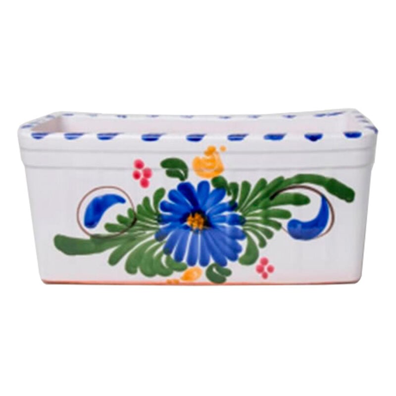 JARDINERA CERAMICA FLOR 50X18 CM