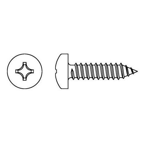 Tornillo Rosca Chapa 3.5 Din7981 Philips