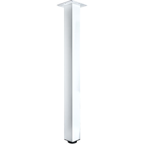 Hettich Design-Tischbein "Mella", eckig, weiß, 700-730x60x60 mm