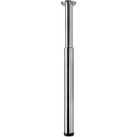 Hettich Tischbein XXL-Höhenverstellung, 700-1100mm, Ø76mm, Edelstahl