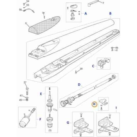 RMHWG2022 Mechanische Stoppgruppe Wg10 Wg10S Original-Ersatzteil NICE RMHWG2022