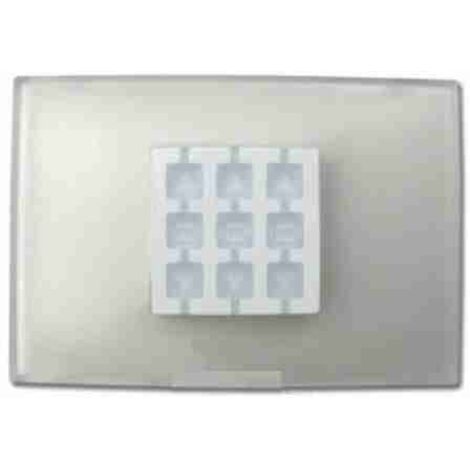 10 Stück Schraubenlose Blanko-Wandplatten, 1-Gang, 11,8x7,4 Cm – Kindersicher & Einfach Zu Montieren