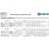 Kreiselpumpe Blockbauweise Laufrad Single Messing CALPEDA NM 2/A/B 1Hp 3x400V 