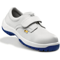 Zapato de alimentación de microfibra hidrofugada S2+SRC+CI EN 20345 FAL FTR40V TAJO VELCRO BLANCO 38