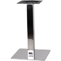 Base de table en iris chromé pour restaurant bar Production propre