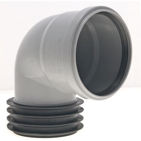 Airfit Winkel-Steckmuffe 112110WS DN 110 x 110, grau