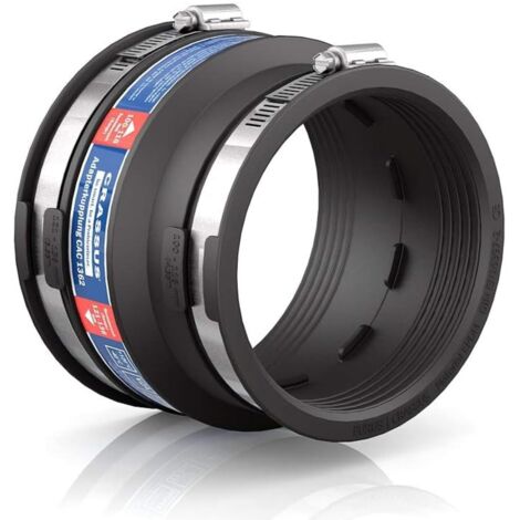 CRASSUS CRA12057 Adapterkupplung CAC 1362, EPDM/V2A, 121-136mm auf 100-115mm, 1 Stk