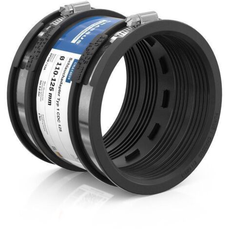 Crassus Schlauchadapter Typ 1 druckd 0,6 bar CDC 125 110 - 125 mm Spannw., CRA14029 (1/3)