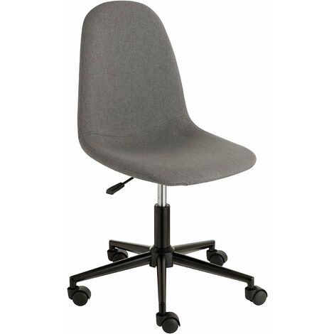 Basics Chaise de bureau pivotante réglable avec roulettes