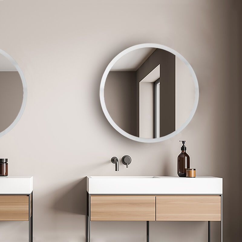 Indirekte Beleuchtung Badezimmer Typ Rund Schminkspiegel Home 7, mit Spiegel Paco (Ø50cm) Beleuchtung