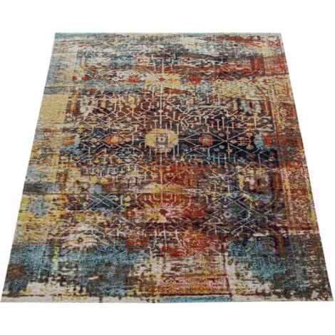 Paco Home In- & Outdoor Teppich Modern Nomaden Design Terrassen Teppich Bunt 160x220 cm