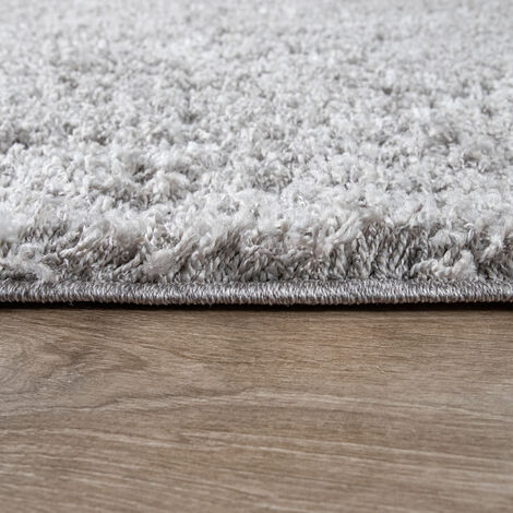 Flauschiger Schaffell Bettvorleger, Kunstfell Teppich Langhaar in Grau, 60  x 90 cm - So wird Ihr Zuhause zur Wohlfühloase