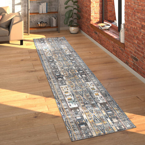 Paco Home Teppich Wohnzimmer Kurzflor Geometrisches Muster, Modern Und  Trendig In Braun Beige 120x170 cm