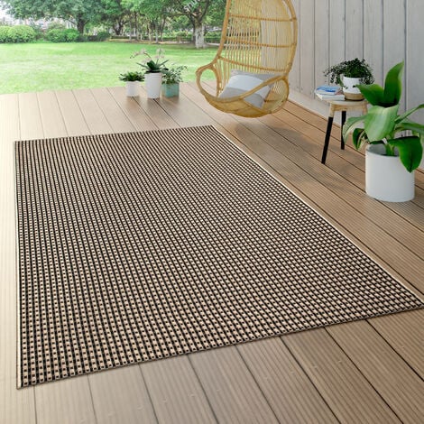 & Outdoor Balkon Küchenteppich Im Modernen Rauten Design Teppich Für In