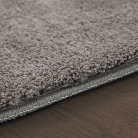 Paco Home Teppich, Kurzflor-Teppich Für Wohnzimmer, Super Soft, Weich, Waschbar, In Grau 120x170 cm