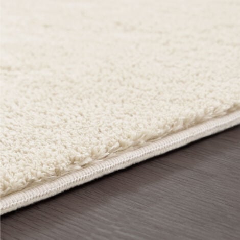 Paco Home Teppich, Kurzflor-Teppich Für Wohnzimmer, Soft, Weich, Waschbar, In Beige 120x170 cm