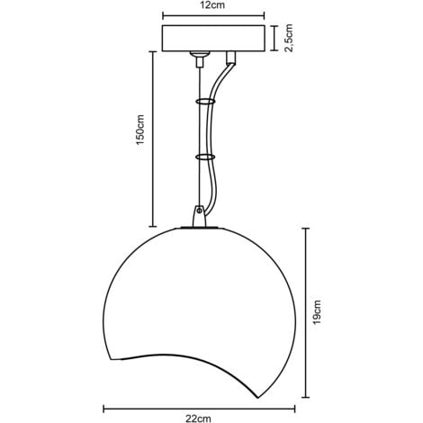 Paco Home Pendelleuchte, E27, Lampe Für Wohnzimmer Esszimmer Küche, Höhenverstellbar  Gips-Weiß,  ohne Leuchtmittel
