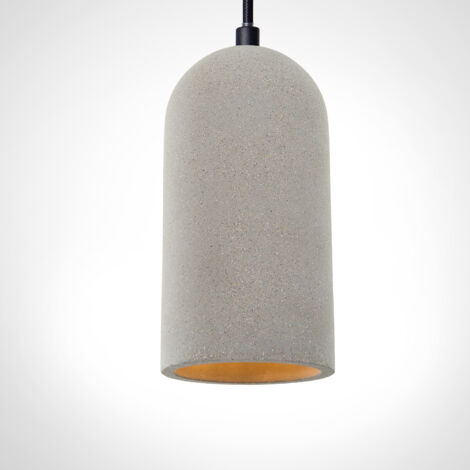 Paco Home Pendelleuchte, E27, Lampe Für Wohnzimmer Esszimmer Küche, Höhenverstellbar Beton-Stein-Grau, ohne Leuchtmittel