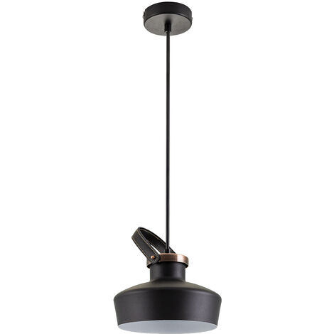 Design Paco Kupfer Arbeitszimmer E27 Wohnzimmer Industrial Deckenlampe Home Pendelleuchte Leuchtmittel, ohne und Schwarz