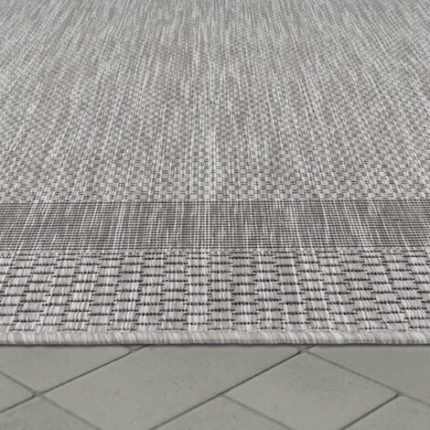 TAPISO Yucana Outdoor Teppich 120x170cm - Flachgewebe, Wetterfest & UV-beständig