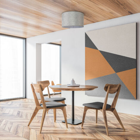 Paco Home Pendellampe Wohnzimmer Deckenleuchte Stoff Lampenschirm Modern Einfarbig Rund Deckenleuchte - Weiß, Grau (Ø45.5 cm)