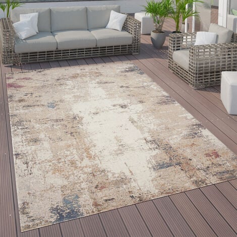 Paco Home Outdoor Teppich Modern In Für Terrasse cm Und 160x230 Braun Geometrisches Balkon, Muster