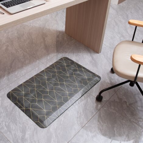 Broad I Home Anti-Müdigkeits-Küchenmatte – 43x76 Cm, 10 Mm Dick, Rutschfest, Wasserdicht, Grau
