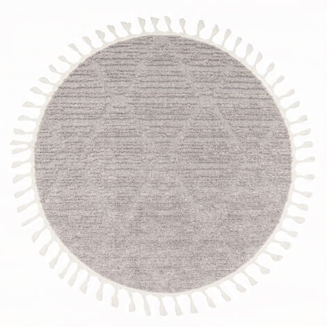 Paco Home Teppich Handgewebt Gabbeh Hochwertig Meliert 100% Wolle Kariert  Multicolor 80x150 cm