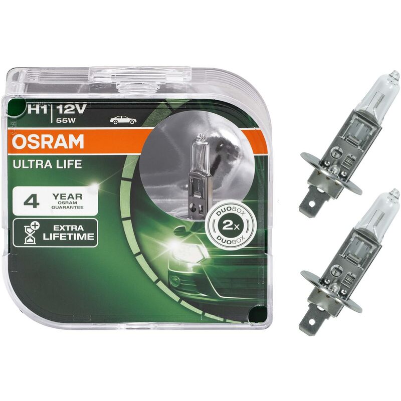 Osram H1 12V 55W P14.5s ULTRA LIFE 2st. - H1 - Longlife Birnen