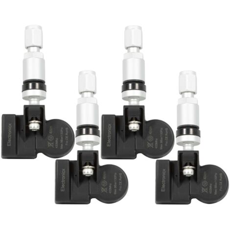 4 Reifendrucksensoren RDKS Sensoren Metallventil Silber für Baojun 310W 01.2017-12.2020 (1/5)