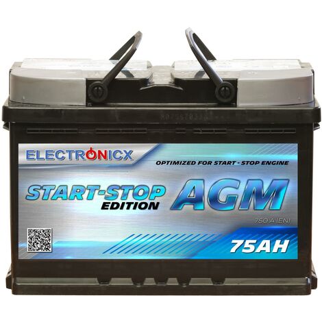 Q-Batteries Autobatterie Q100 12V 100Ah 750A, wartungsfrei