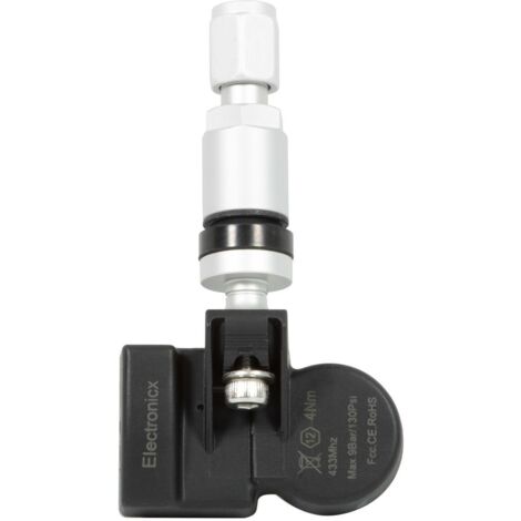 4 Reifendrucksensoren RDKS Sensoren Metallventil Silber für Toyota Urban Cruiser 06.2007-12.2020 (1/5)