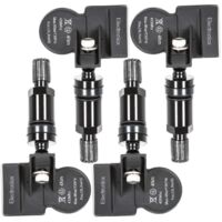 4 Reifendrucksensoren RDKS Sensoren Metallventil Schwarz für Mercedes Sprinter Super Single 01.2010-12.2016