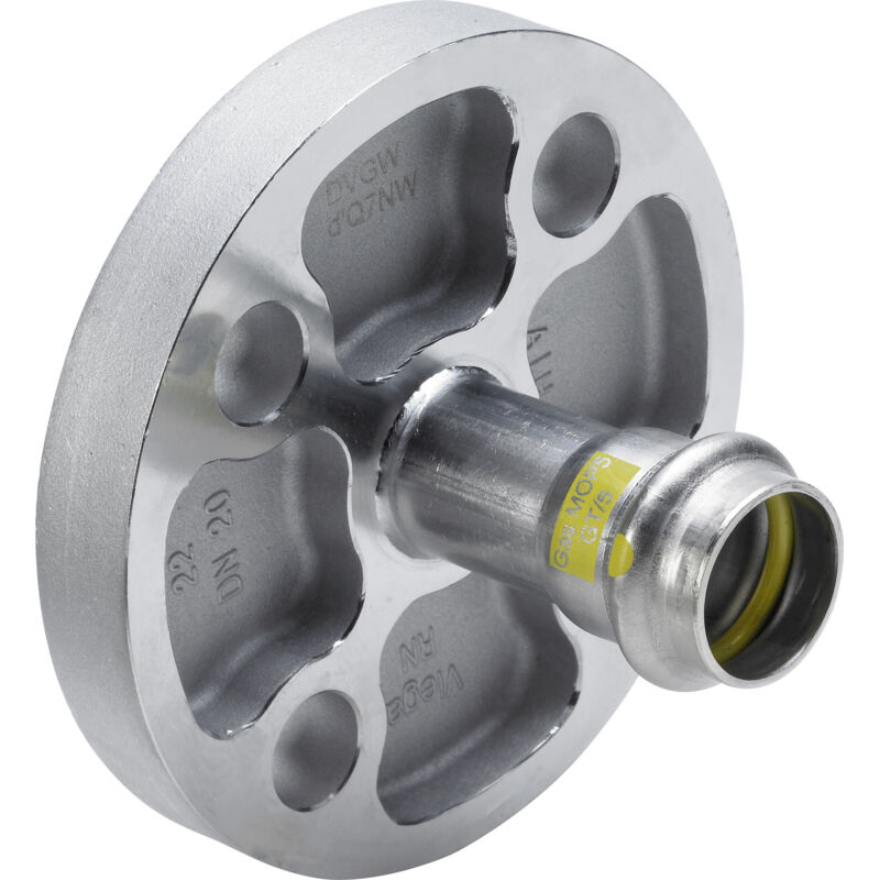 Bride de transition Sanpress Inox G 0259 en acier inoxydable 28 mm x DN25