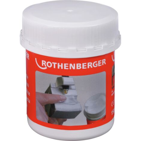 Rothenberger – Pâte thermoconductrice ROFROST 150ml – Congélation automatique tubes cuivre 10-54mm – Évite les poches d'air – Application facile