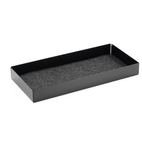 Tiroir pour support de moniteur, réduction du bruit, noir, B468xH53mm (1/5)