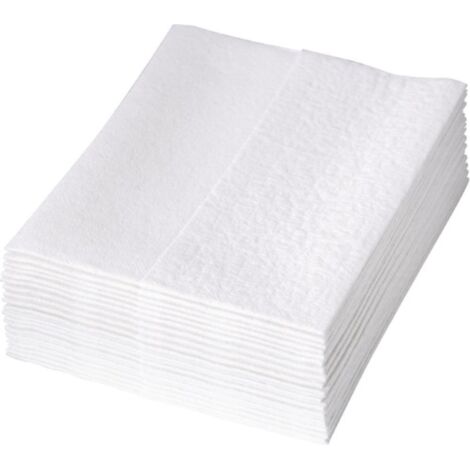 Chiffon de nettoyage profix® tiger L. env. 300 mm x l. env. 360 mm blanc 1 couche, pli Z 1.008 pièces/lot (1/3)