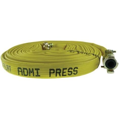 Tuyau à air comprimé plat 19mm Ø intérieur – Résistant à l'huile et aux produits chimiques – Longueur 20m – Pression 10 bar – 1501Y1920KE – Admiral