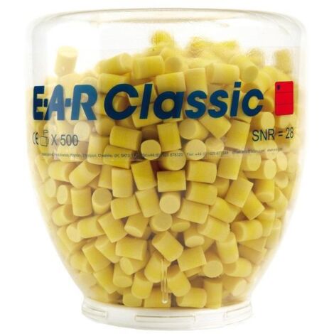 Bouchons d'oreilles E-A-R™ Classic™ Recharges EN352-2:2020 SNR 31 dB 500PA/Distributeur