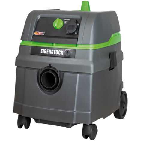 Eibenstock – Aspirateur professionnel eau-poussière 1400W – Dépression 270 mbar – Débit 4380 L/min – Capacité 25L pour chantiers humides - DSS 25 A