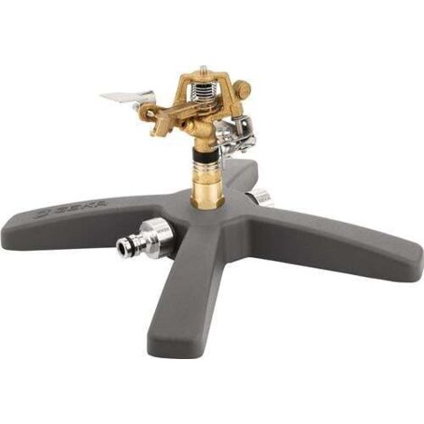 Arroseur rotatif et sectoriel V80B 531 m² système enfichable métal surface mate GEKA (1/4)