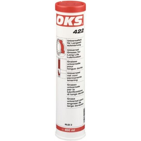 Graisse universelle pour la lubrification à long terme OKS 422 400 ml, cartouche claire (1/4)