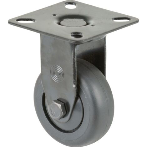 Rouleau fixe 75mm 75kg Gum.Kugelll.60x60mm BS ROLLEN (1/2)