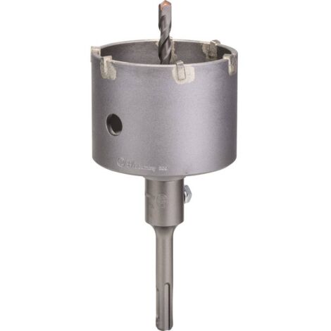 Bosch – Couronne-trépan 82 mm 2608550065 – 3 pièces SDS-plus – Pour béton et maçonnerie – Dents en carbure asymétriques – Longueur de travail 60 mm - W02450