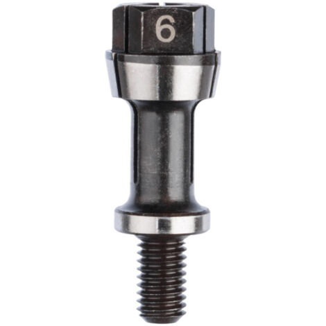 Pince de serrage avec écrou de serrage Bosch, 6 mm, pour meuleuses droites Bosch, GGS 16 - 1608570043 (1/5)