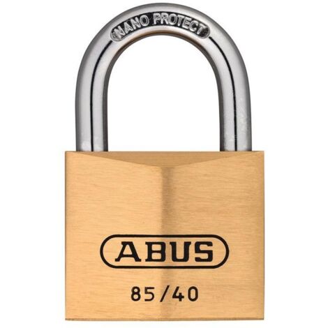 Cadenas à cylindre 85/40, corps de serrure B.40mm MS gl.0709 (1/3)