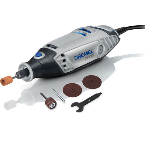 Outil multifonction DREMEL 3000-5 130 W – 5 accessoires – Pour bois dur et teck – Moteur performant pour travaux précis