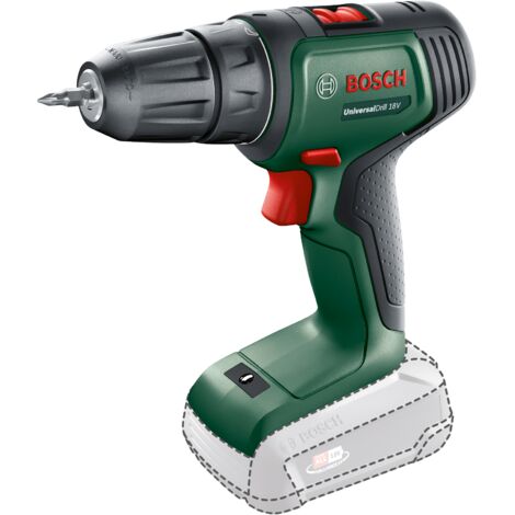 Visseuse sans fil Bosch UniversalDrill 18V (sans batterie, système 18 volts, diamètre de perçage dans le bois 30 mm)