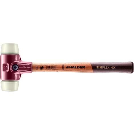 Marteau à panne SIMPLEX L.330mm tête Ø40mm dur HO Nyl. blanc (1/4)