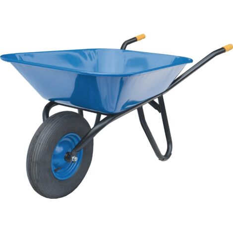 Chariot à main Fagro F85 85l, roue en polymère, poids 21,5 kg, jante en acier avec roulements à billes